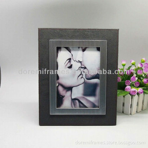 Luxurious beautiful pu photo frame for decoration
